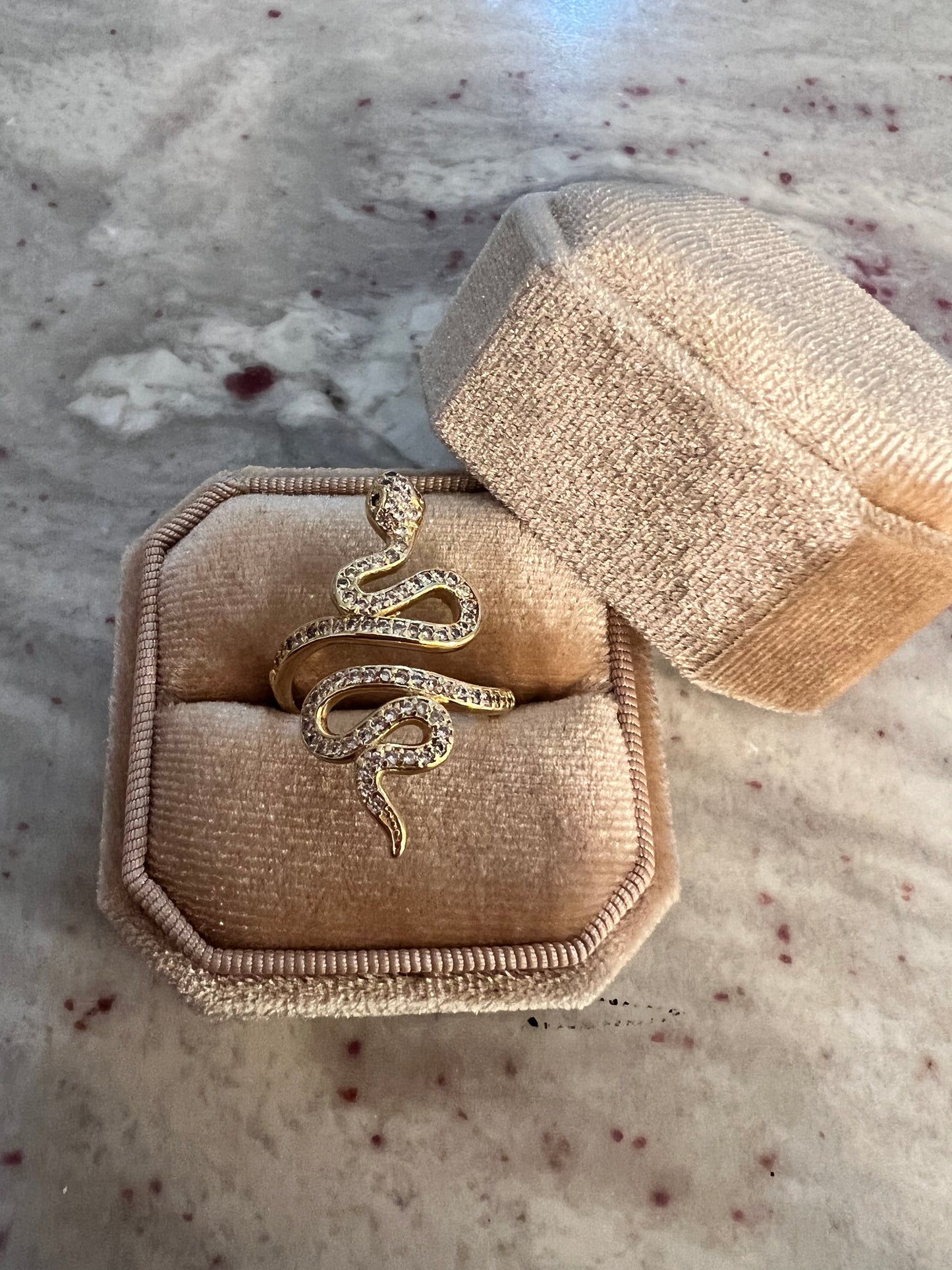 Cassie snake ring