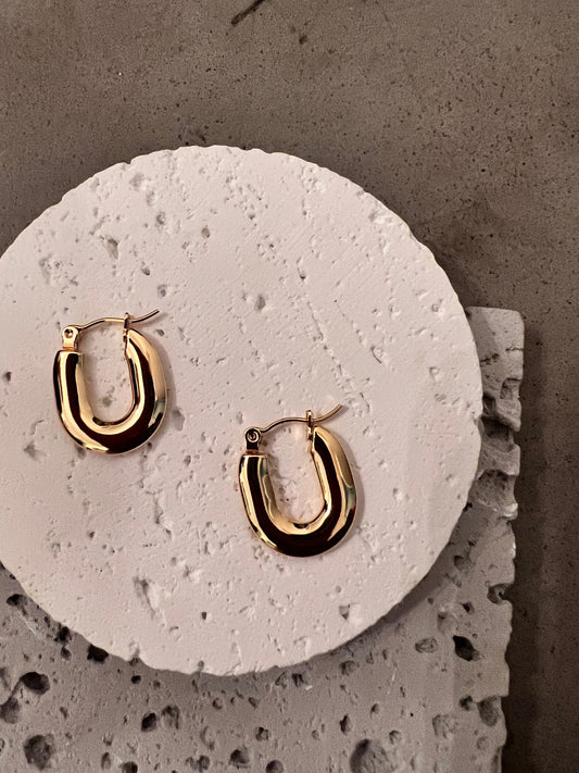 Roma hoop earrings