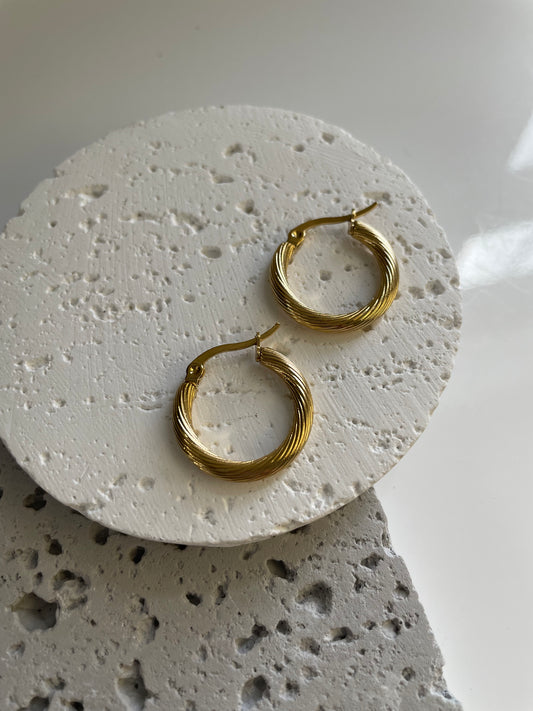 Julie hoop earrings